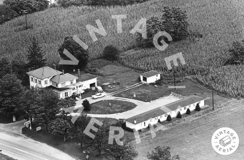 Whitehall Motel - 1963 Aerial (newer photo)